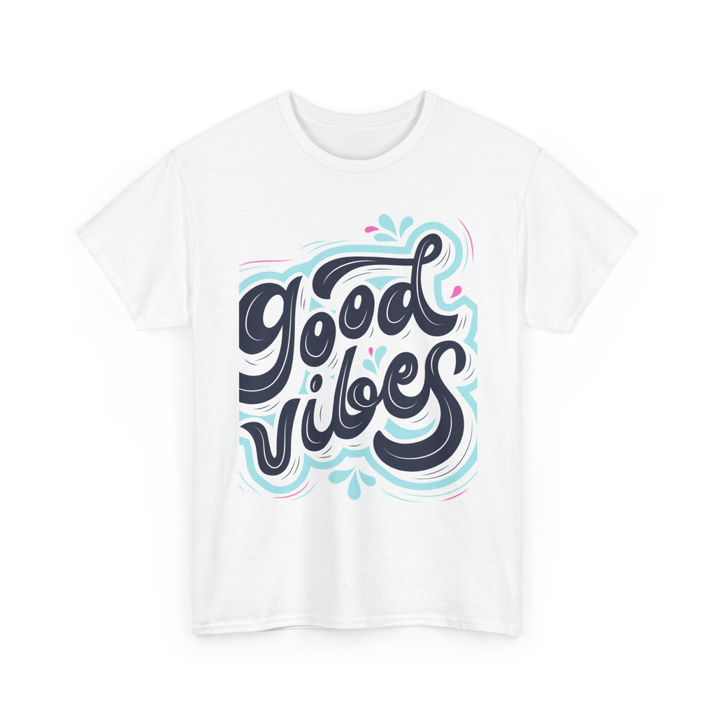 Good Vibes T-Shirt — Retro Hand-Lettered Graphic Tee