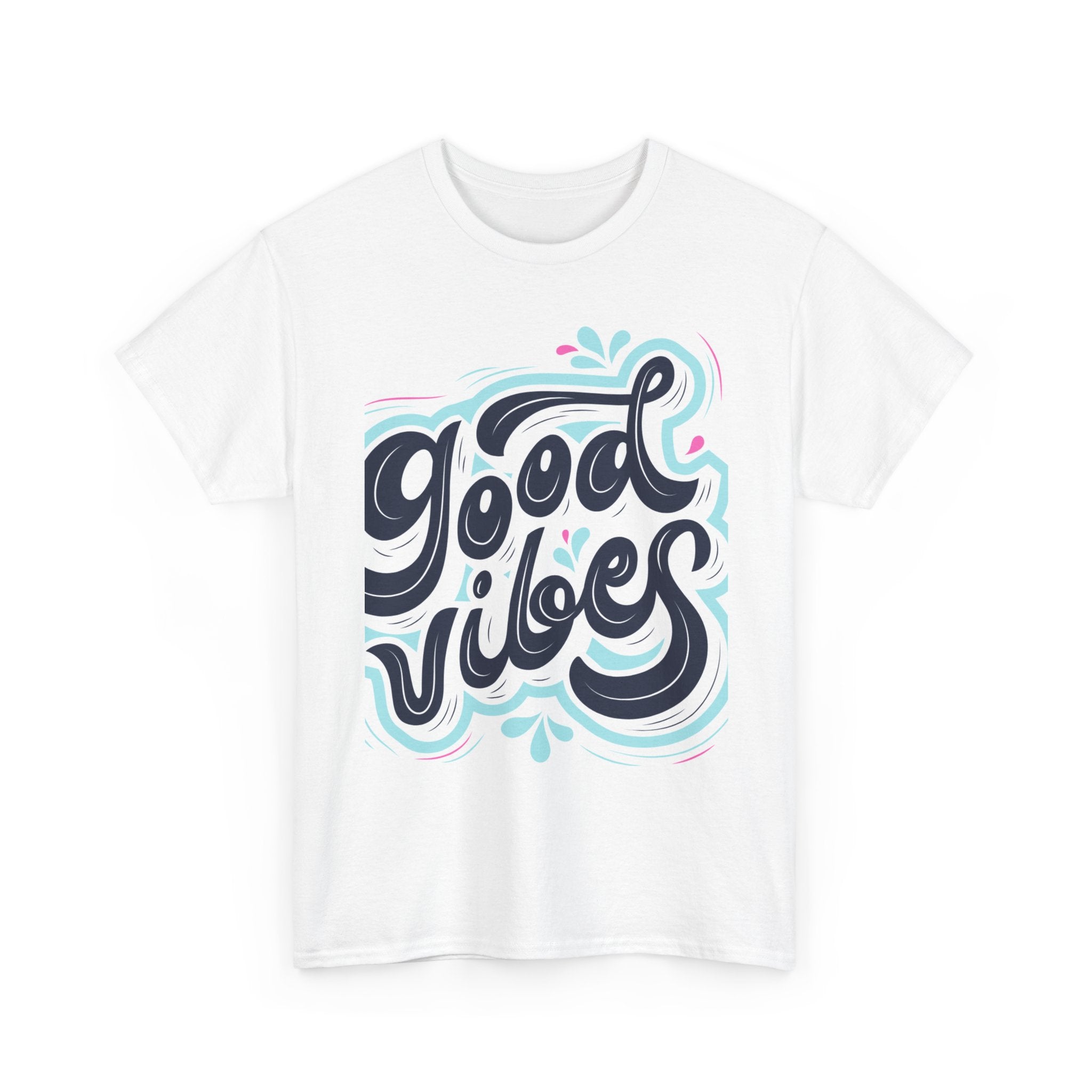 Good Vibes T-Shirt — Retro Hand-Lettered Graphic Tee